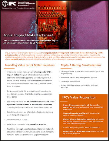 IFC Social Impact Notes Fact Sheet